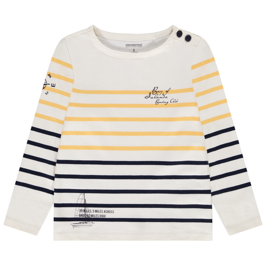 Matrozenshirt van jersey met prints voor jongens 