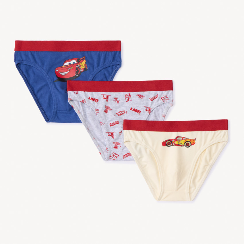 Set van 3 slips Cars Disney voor jongens 