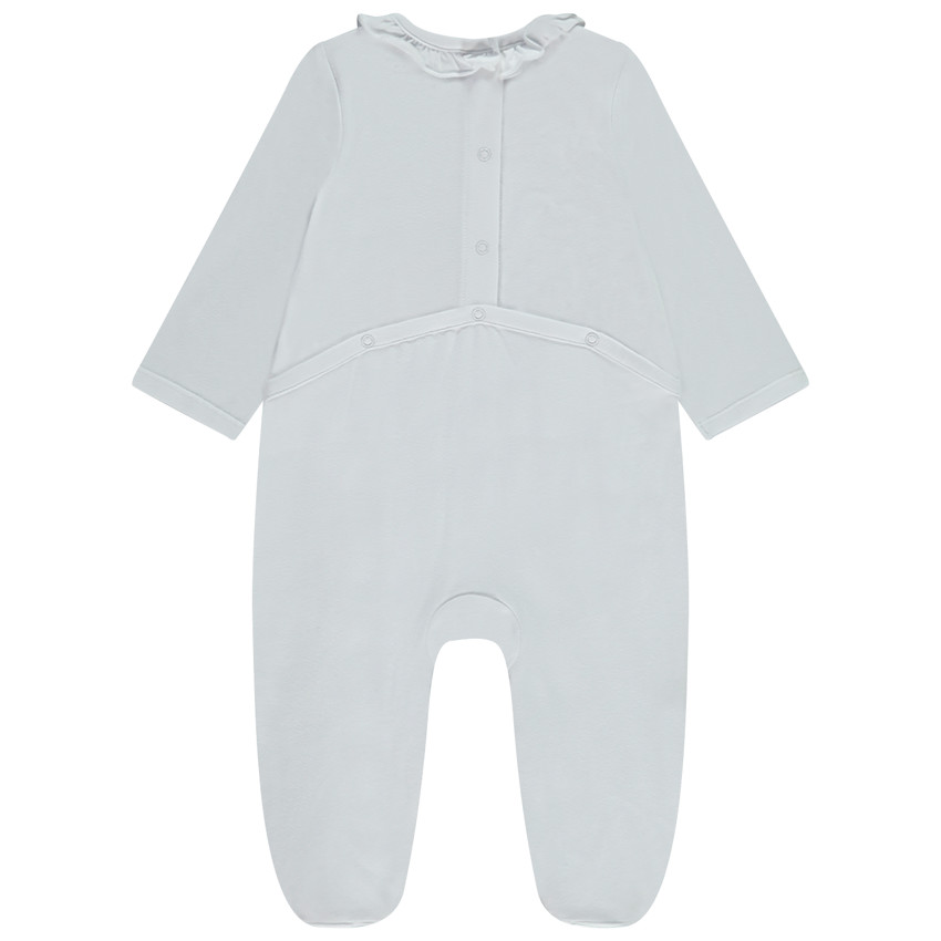 Dors-bien à collerette volantée pour bébé fille 