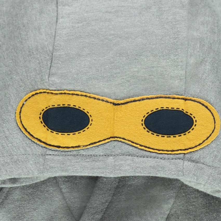 Jogging en molleton avec masque patché et badges BATMAN  