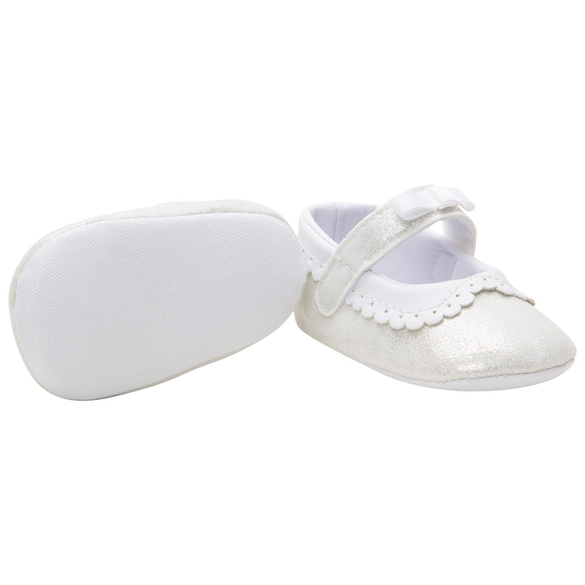 Soepele mary janes met glitters en fantasie-inzetstuk 