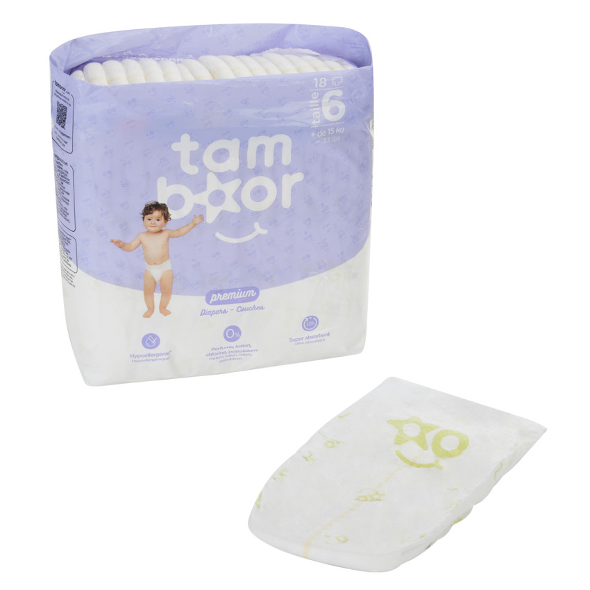 Couche Premium T6 XL (+15kg) - x18 