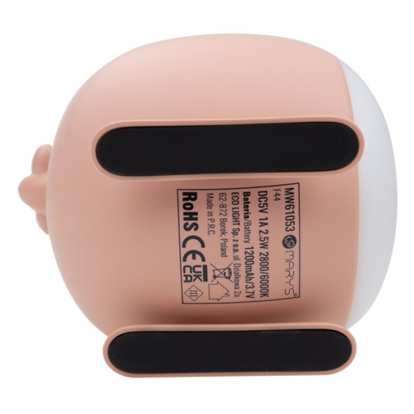 Veilleuse LED Hélicoptère Rose 