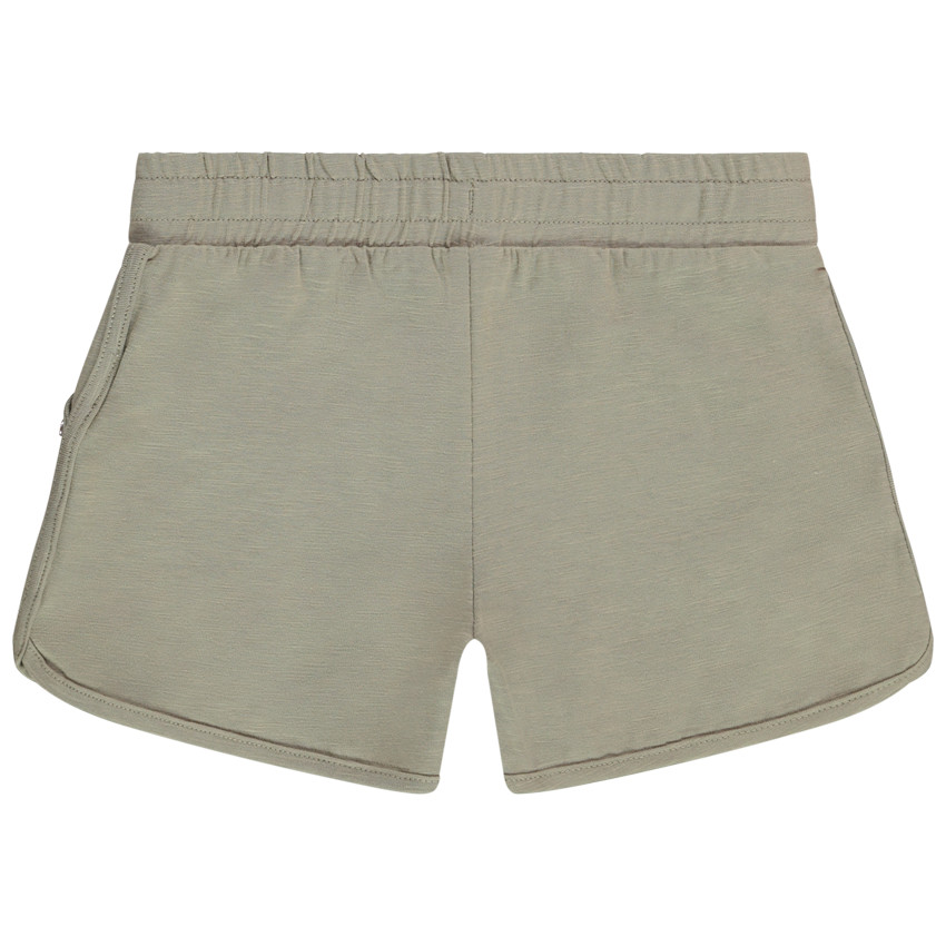 Short in effen jersey voor meisjes 