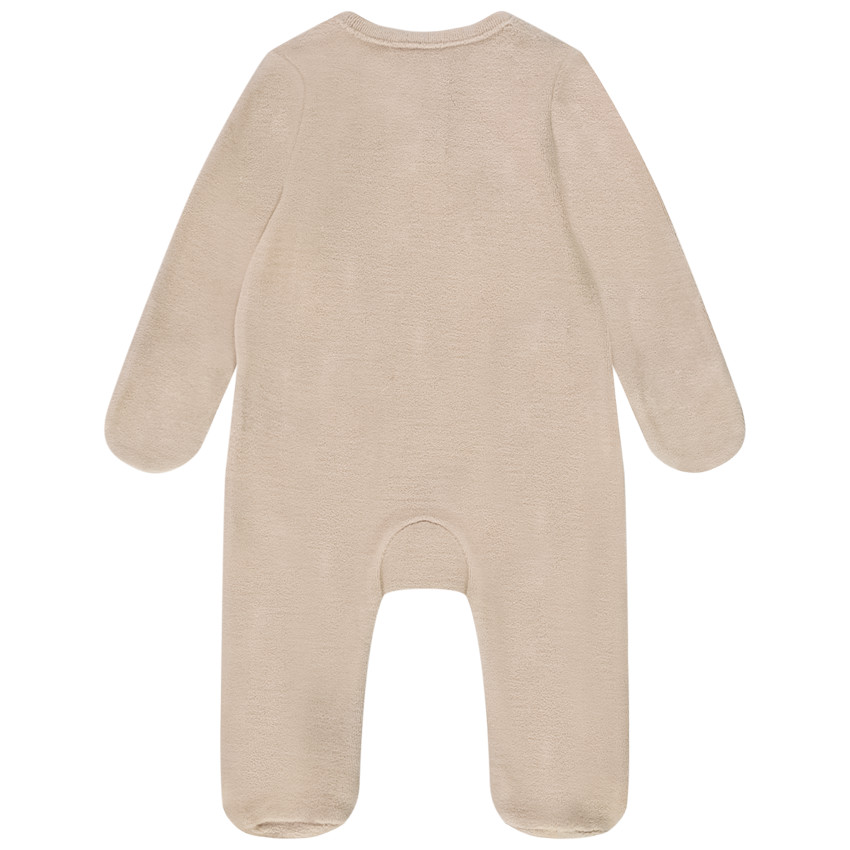 Dors-bien en velours avec broderie pour bébé 