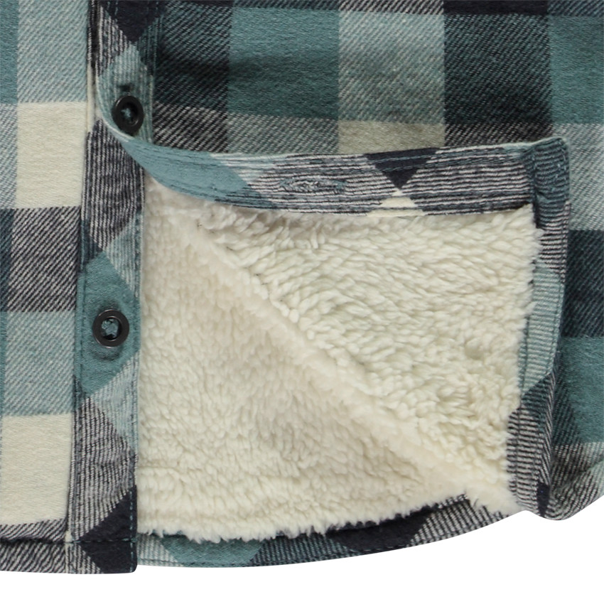Surchemise en flanelle à carreaux pour bébé garçon 