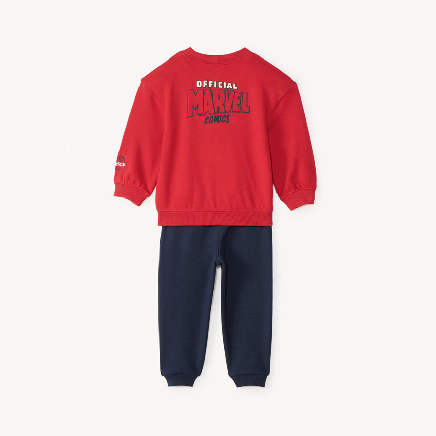 Joggingset van fleece Spiderman Marvel voor babyjongen 