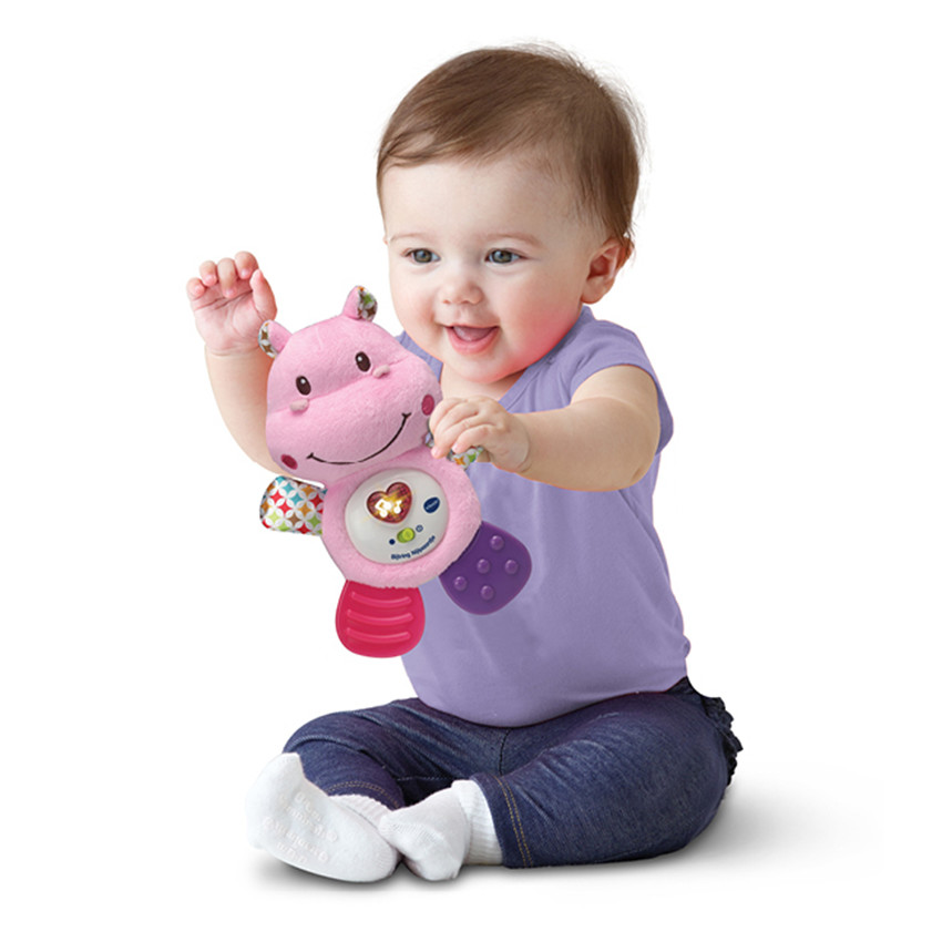 Peluche Croc'Hippo Rose NL 