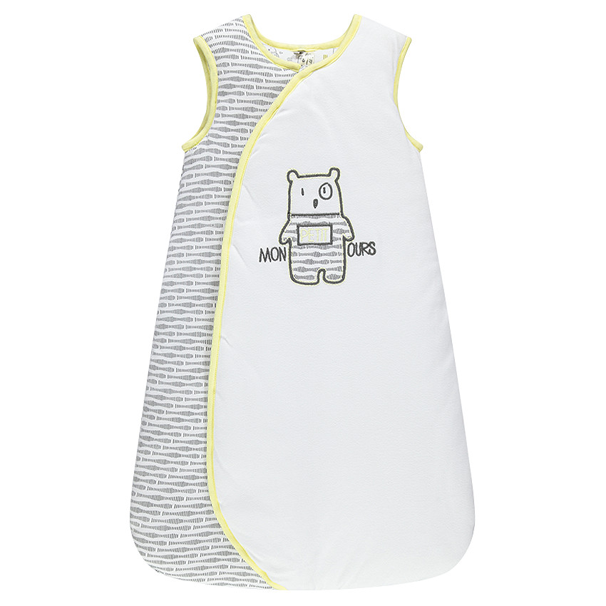 Turbulette sans manches en jersey avec ourson brodé 