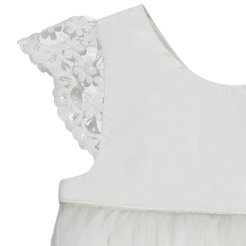 Ensemble de cérémonie 2 pièces robe + bloomer pour bébé fille 