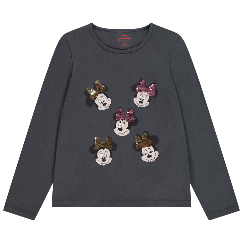 Lange mouwen T-shirt met magische pailletten Minnie Disney voor meisjes 