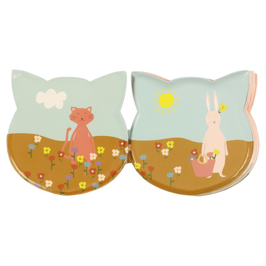 Livre de bain Mrs Cat journée colorée 