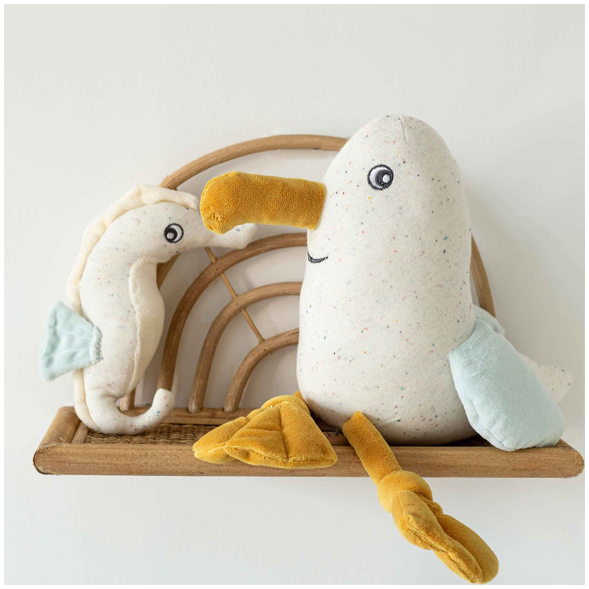 Peluche musicale Paulette La Mouette 25cm 