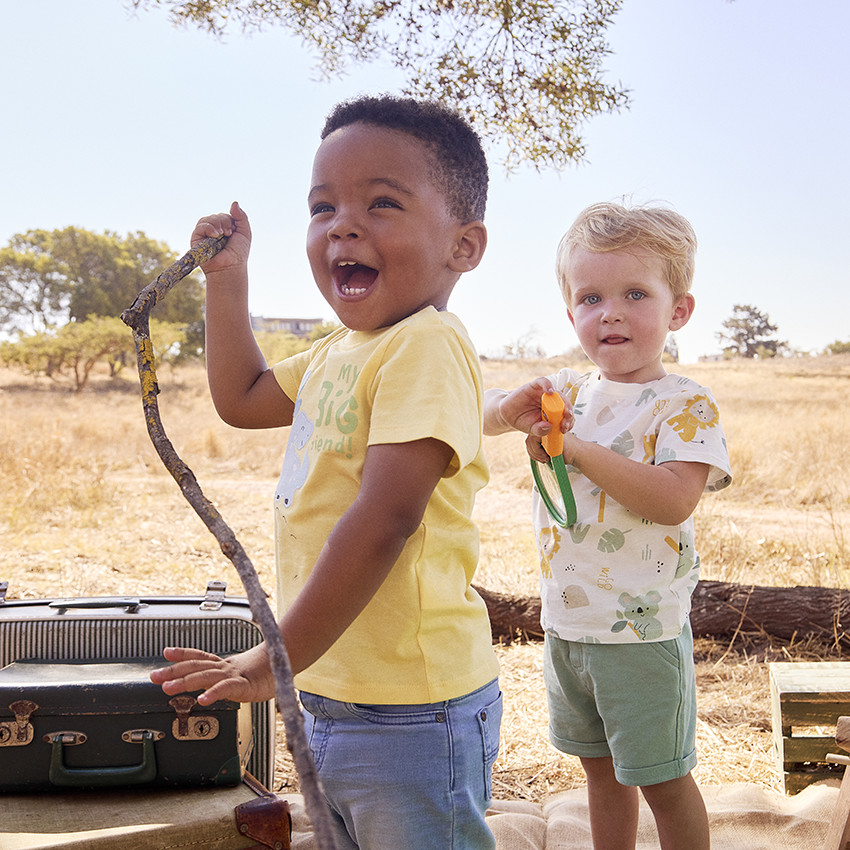 T-shirt manches courtes fantaisie pour bébé garçon 