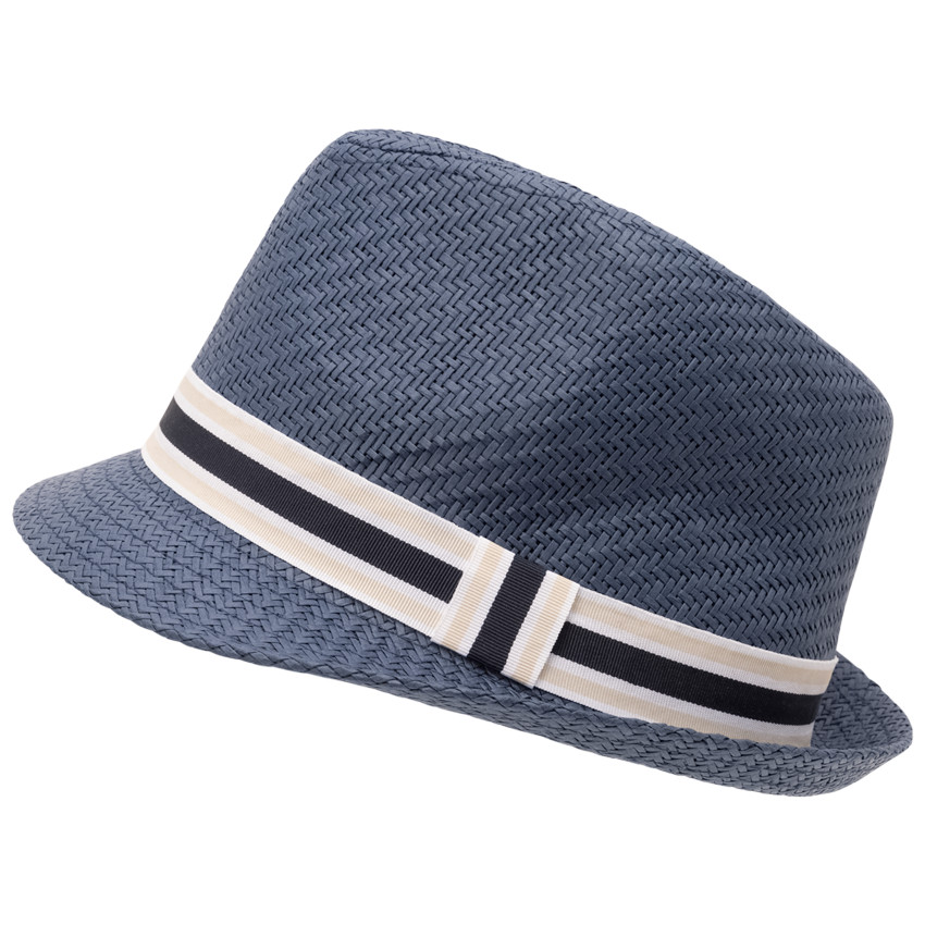 Borsalino tressé avec galon tissé pour garçon 