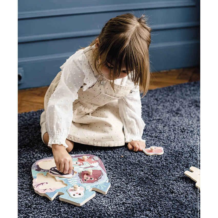 Jouet Puzzle en bois Happy Forest  