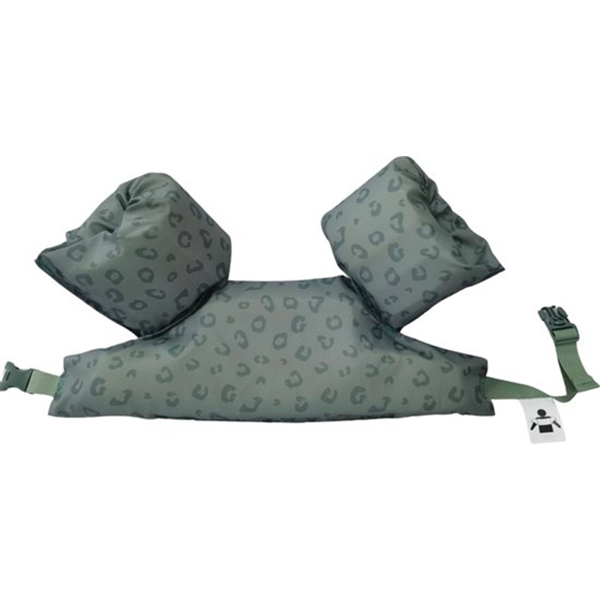 Zwemarmband zwemvest Puddle Jumper Panterprint Groen 2-6 jaar 