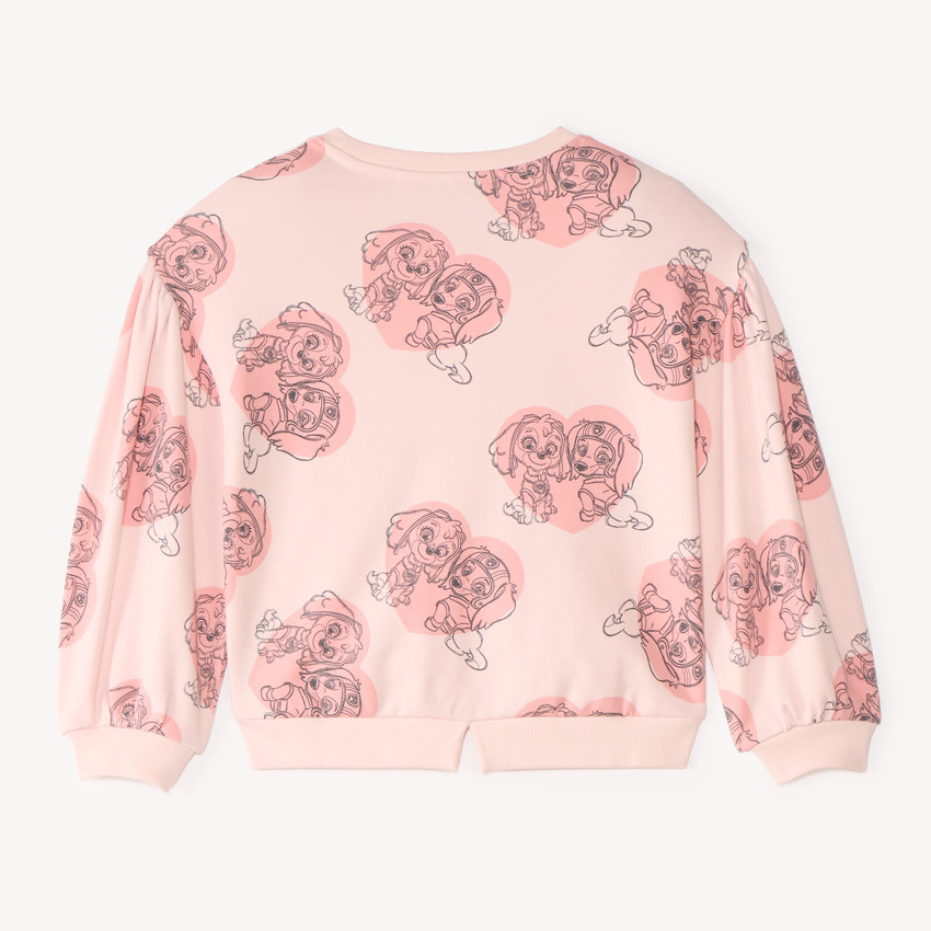 Sweatshirt van fleece met print van Stella en Libert van de Paw Patrol voor meisjes. 