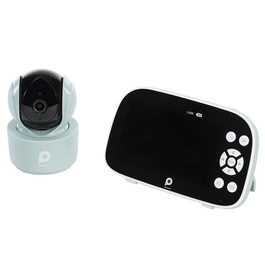 Babyphone vidéo Ojo avec caméra rotative vert d'eau 