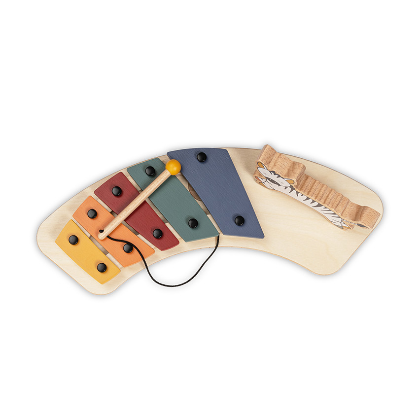 Xylophone Play Music en bois pour plateau de jeu Play Tray 