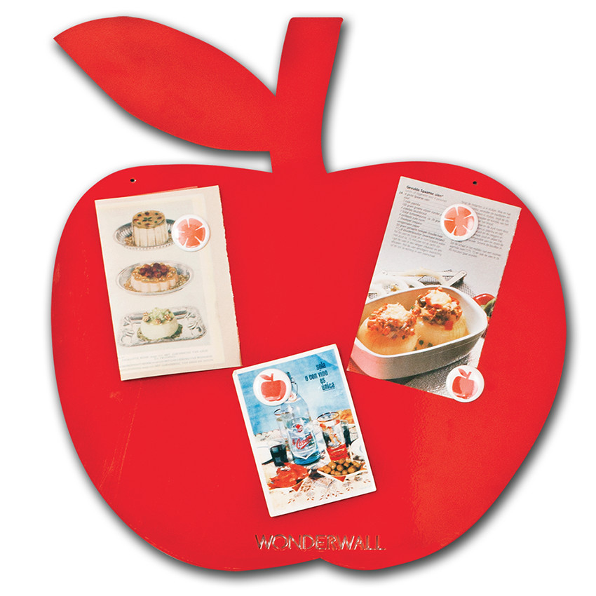 Tableau magnétique Pomme 50 x 60 cm - Crispy Red 
