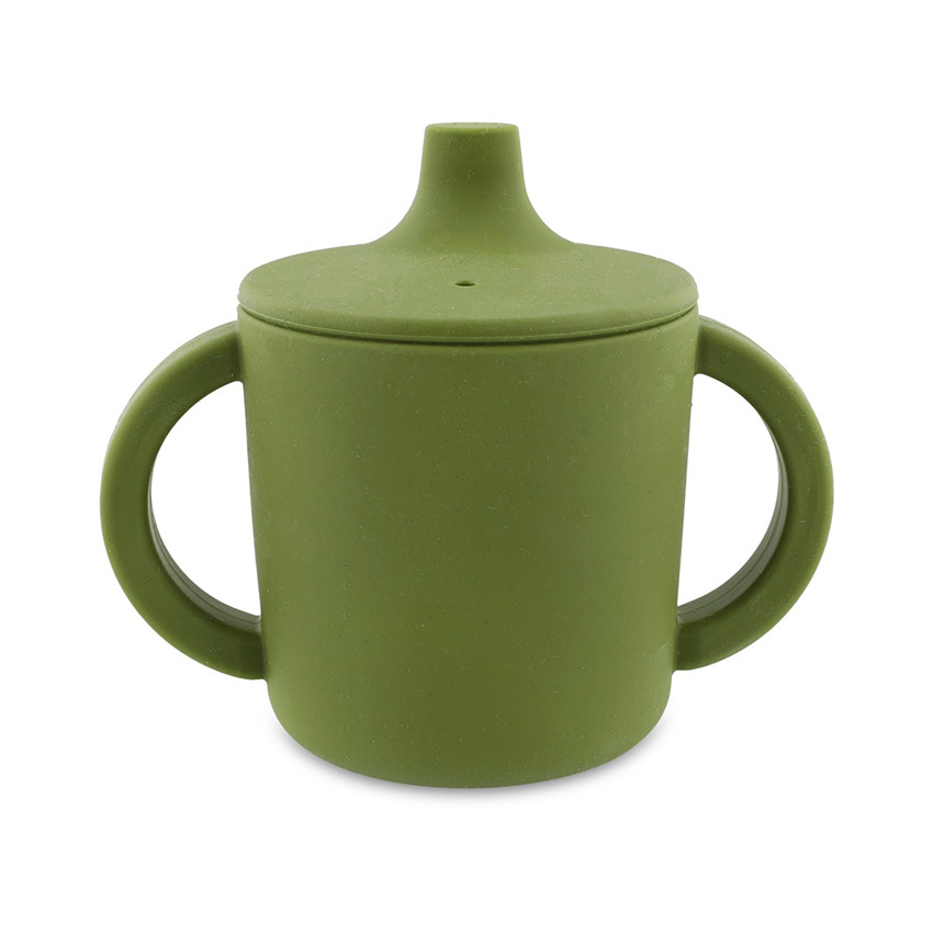 Tasse d'apprentissage en silicone Mr Dino 