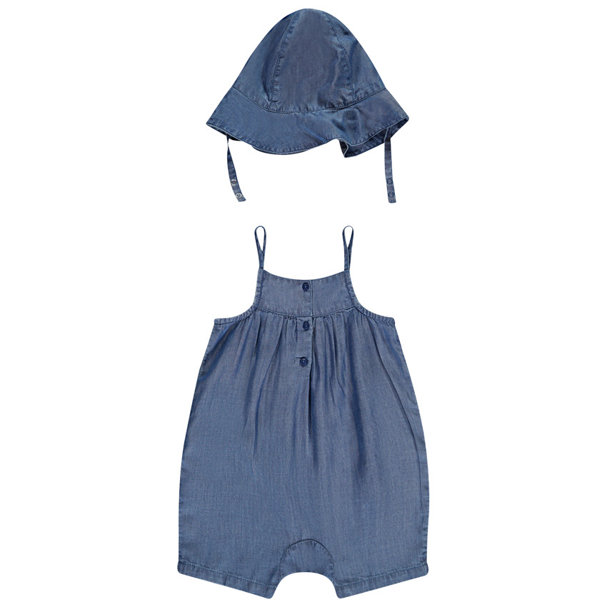 Twee-delige jeanslook set met charlotte voor meisjes 