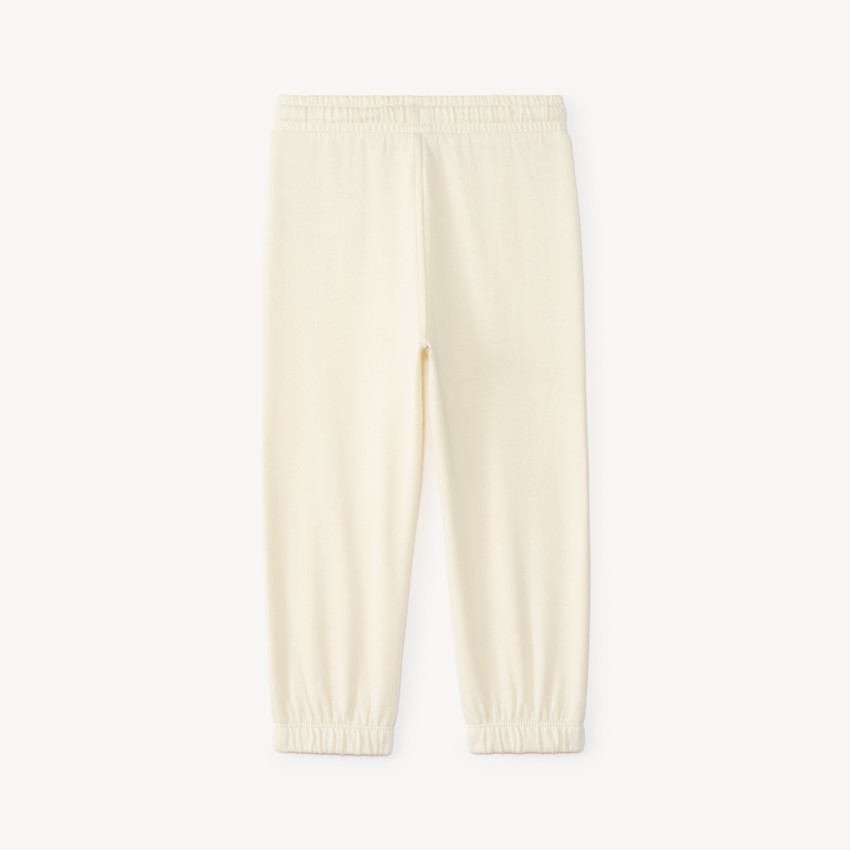 Joggingbroek in effen fleece voor meisjes 