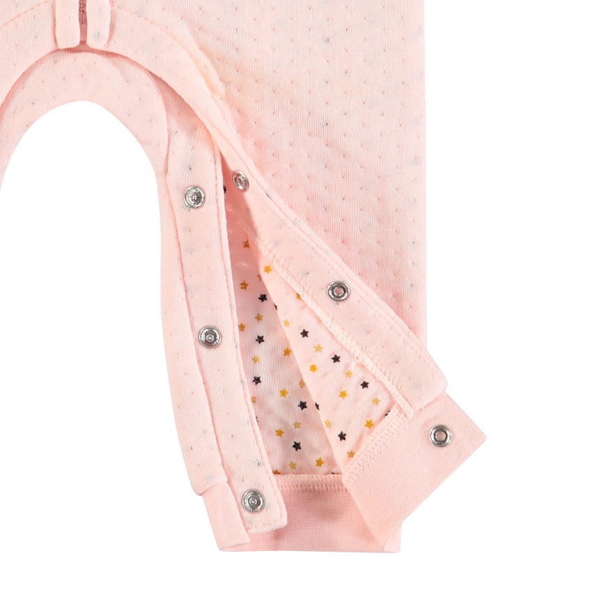 Combinaison longue à capuche pour bébé fille 