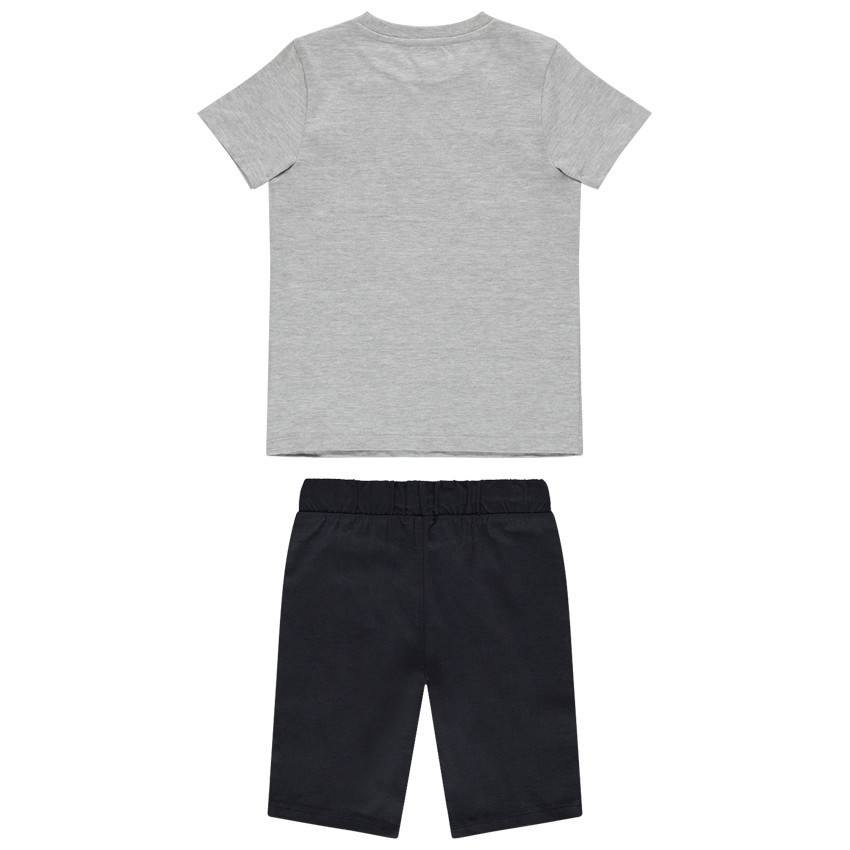 Pyjama court en jersey print ballon de foot 