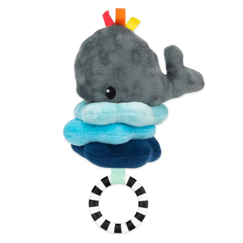 Baleine vibrante avec anneau de dentition 