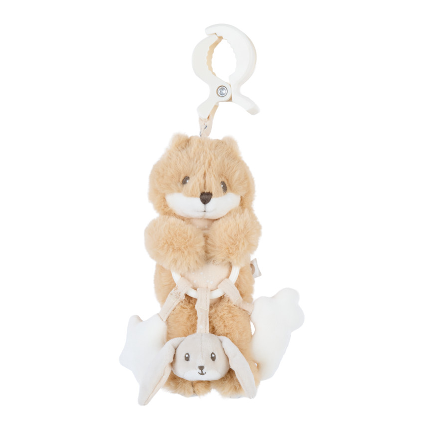 Peluche d'activité Léo le Renard - Bande de Rêveurs 