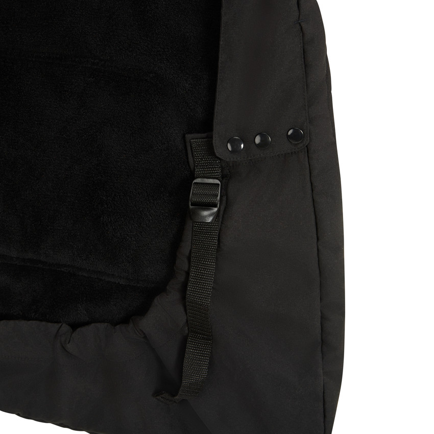 Protection chaude universelle pour porte-bébé Ourson noir 