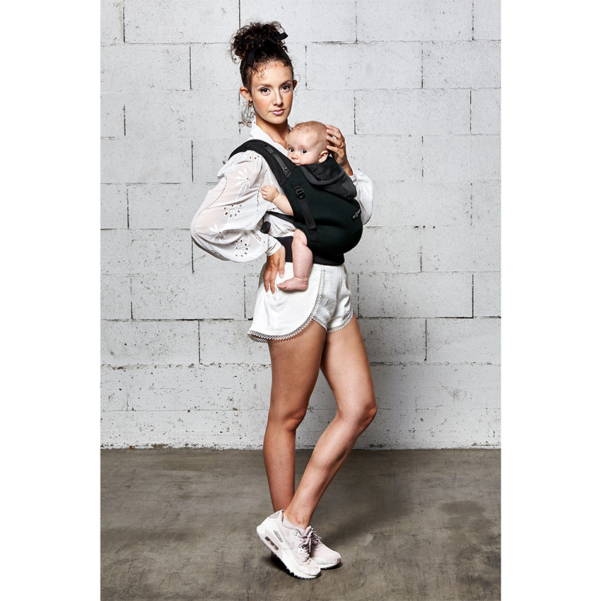 Porte bébé Hoodicarrier + pack extension - Black Forest 