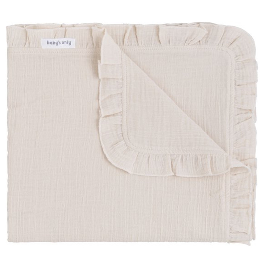 Couverture lit bébé Calm - Lin chaud 100x135 cm 