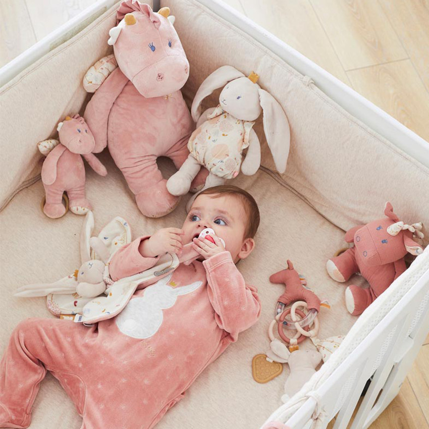 Peluche musicale Lina et Joy en veloudoux 