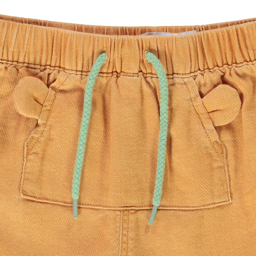 Tweedelige set met bladprint voor baby jongen 