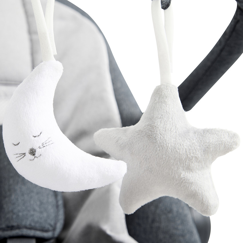 Transat réglable en hauteur Uppy gris 