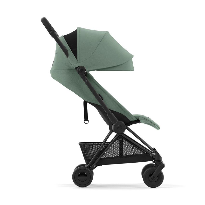 Wandelwagen buggy ultra compact COYA Matt Black/Leaf Green 