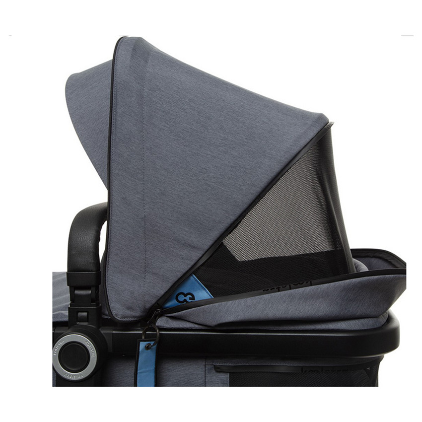 Poussette NEXT Duo Complète - Dark Grey Melange 