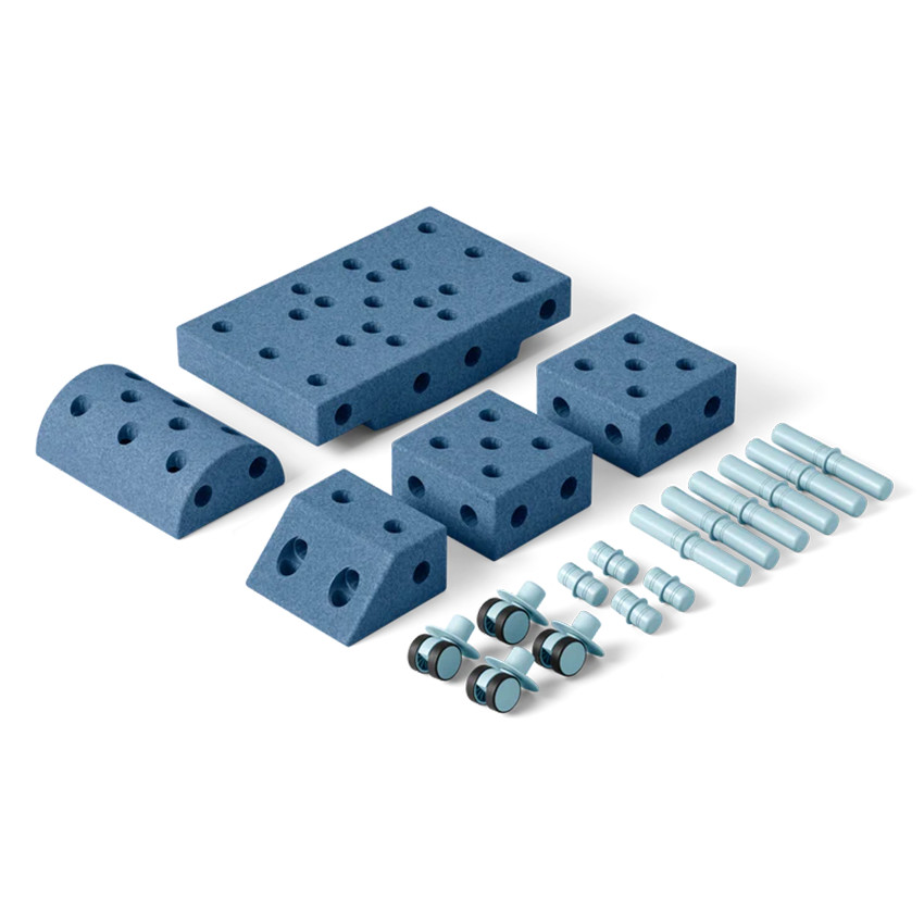 Construction Explorer Set – Deep Blue / Sky Blue 