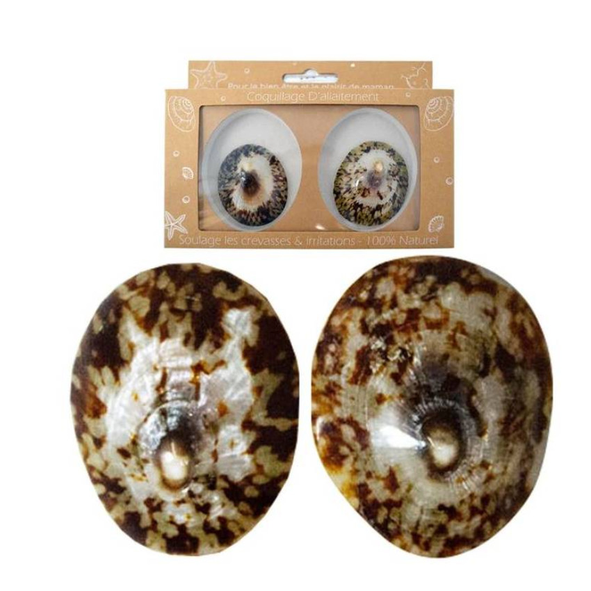Lot de 2 coquillages d'allaitement Taille L 
