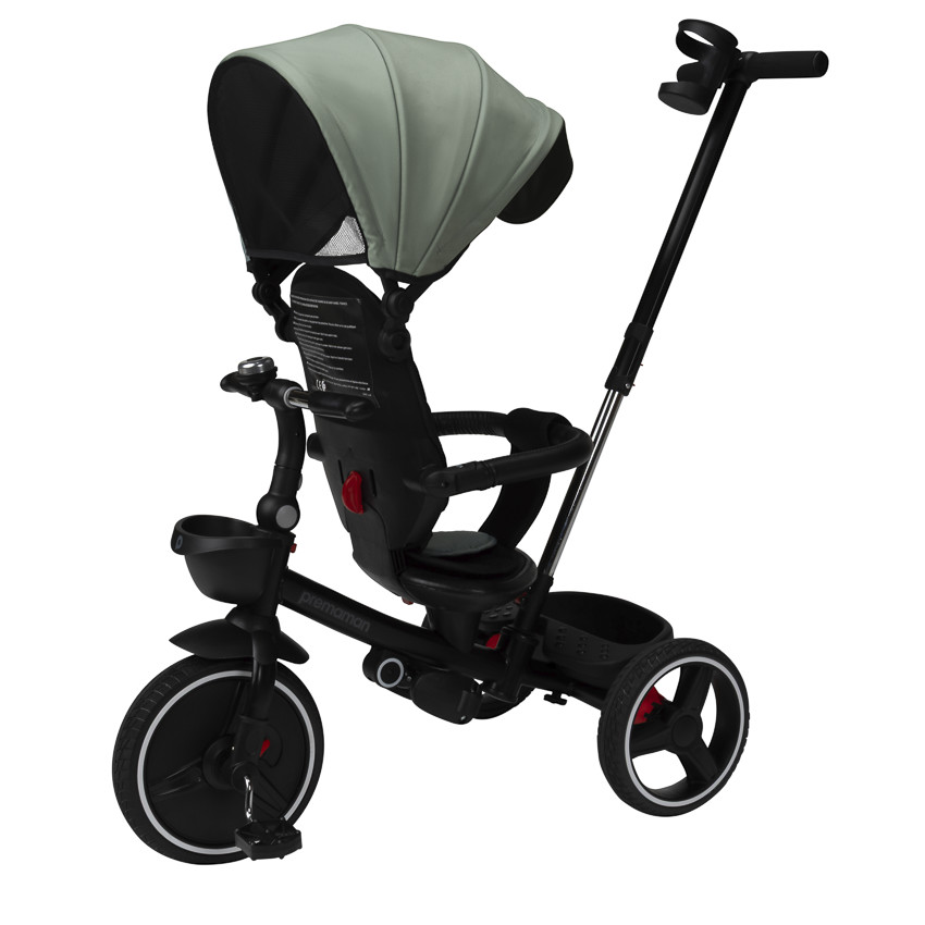 Driewieler Triky groen/zwart 