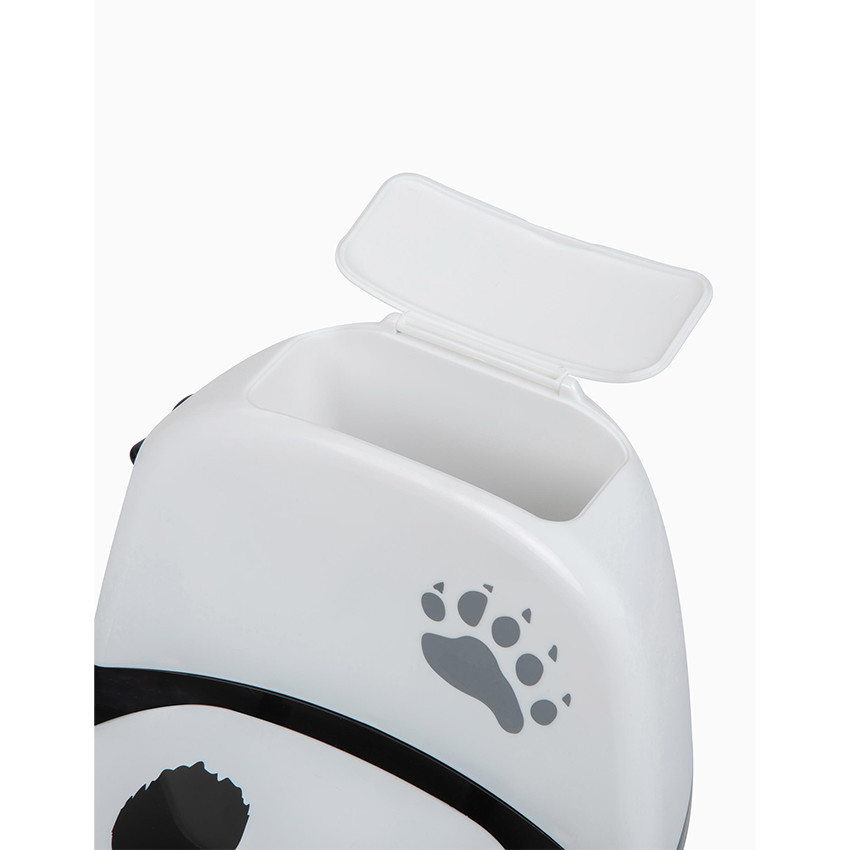 Mini toilette Panda Blanc/Noir  