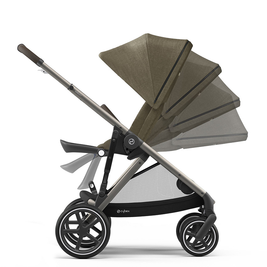 Poussette Gazelle S - Châssis Bronze / Siège Classic Beige 