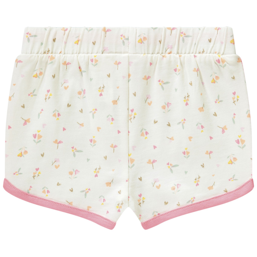 Sportshort met fantasieprint voor babymeisje 