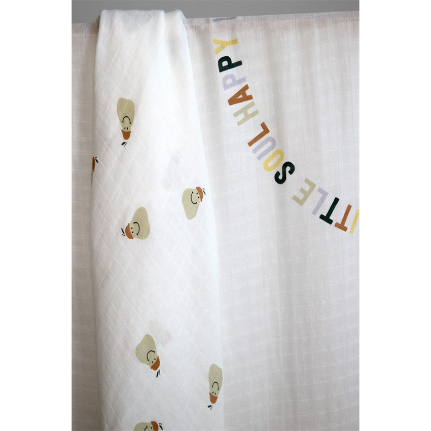 Tetradoek 120x120cm Happy Fruits 2stks Peren 