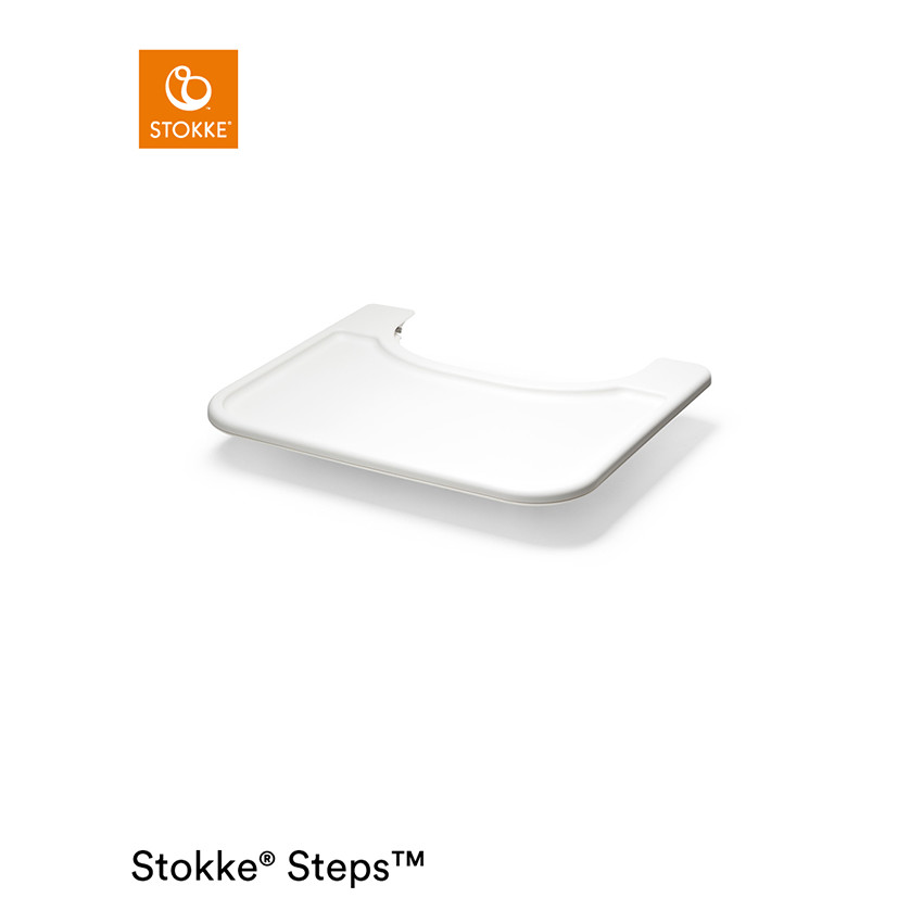 Plateau pour chaise haute Steps – Blanc 