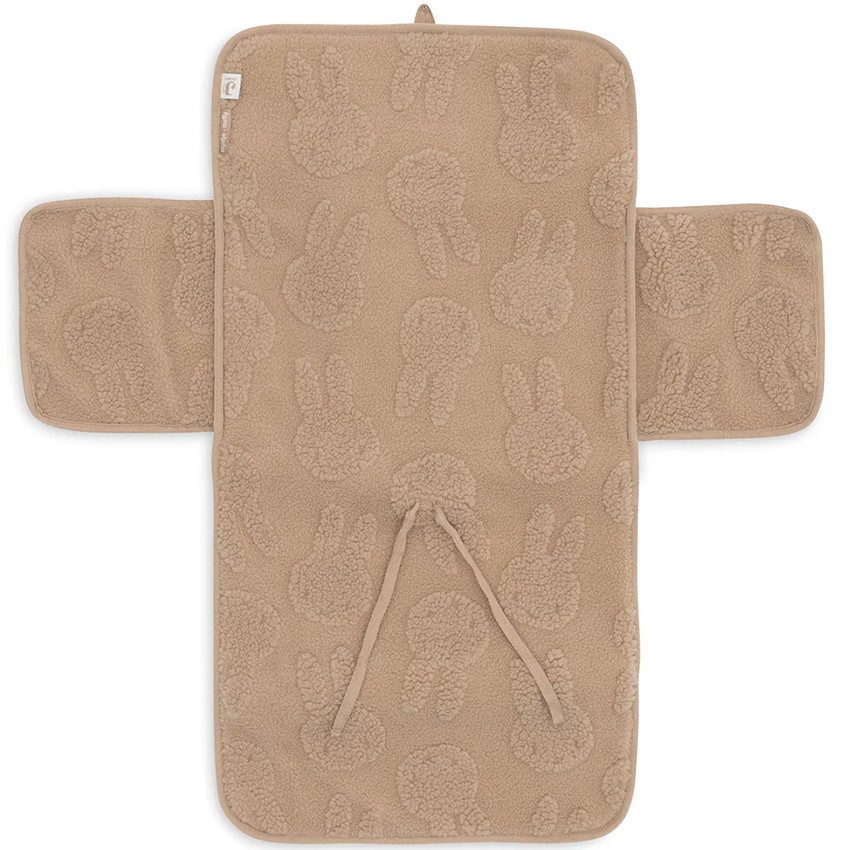 Tapis à langer Nomade à poches - Biscuit - Miffy Jacquard 