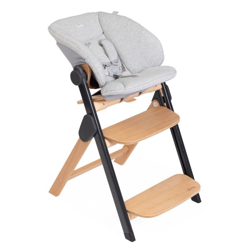 Hoge stoel Meraviglia meegroeiend & verstelbaar Ebony 